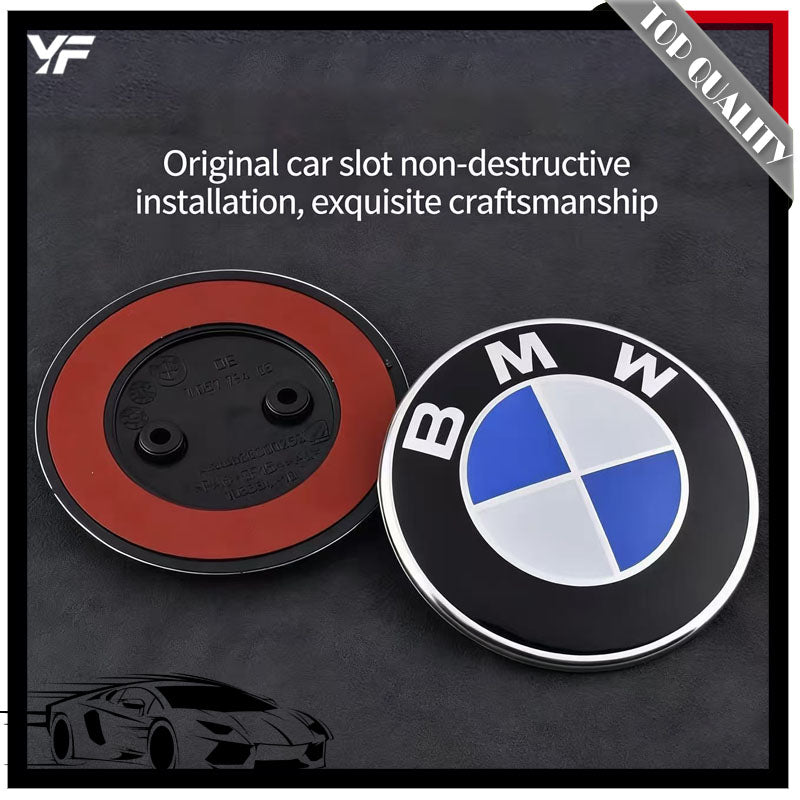 BMW Original Emblem Hood Logo Front Badge Blue & White 3 Series 5 Series X3 X5 X6 BMW Rear Trunk Emblem Wheel Center Caps