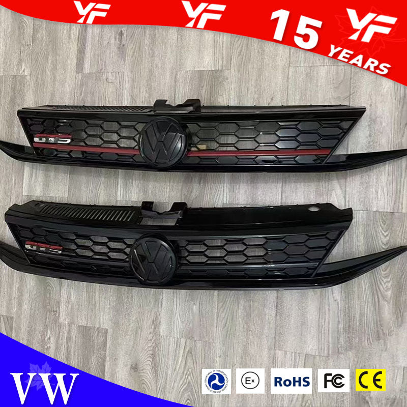 The honeycomb grille decoration for 2015-2021 Volkswagen Lamando GTS models is simple and easy to install.