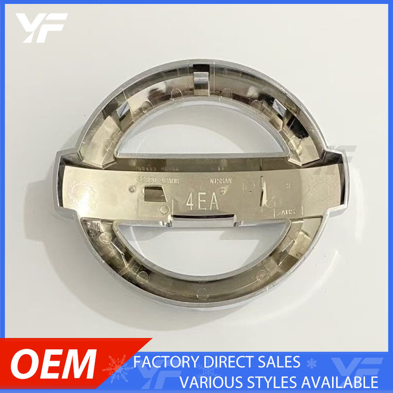2019 Nissan Qashqai Full Badge Kit, Original Style Front Grille & Tailgate Emblems, Personalized Refit Nissan Logo