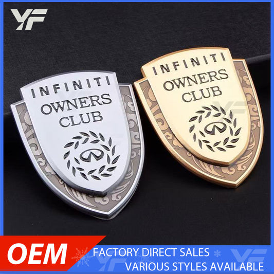 For Infiniti Q50L QX50 Q70 ESQ QX30 – Metal Body Side Emblem Window & Trunk Sticker Refit