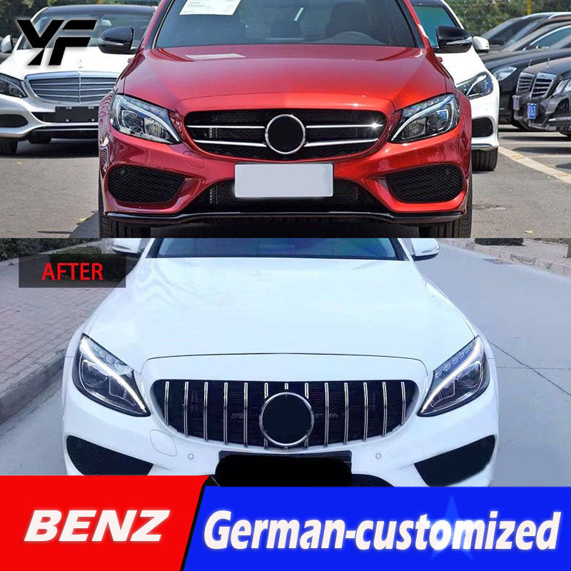 Mercedes-Benz C-Class W205 C180 C200 C300 2015-2018 Diamond GT AMG Front Grille