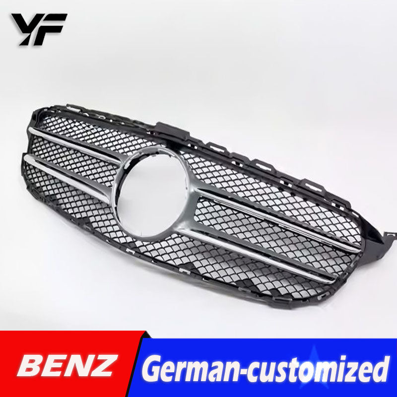 Front Grille for Mercedes-Benz C-Class C180, C200 Intake Grille, C260 Star Front Bumper, C300 Vent Grille W205