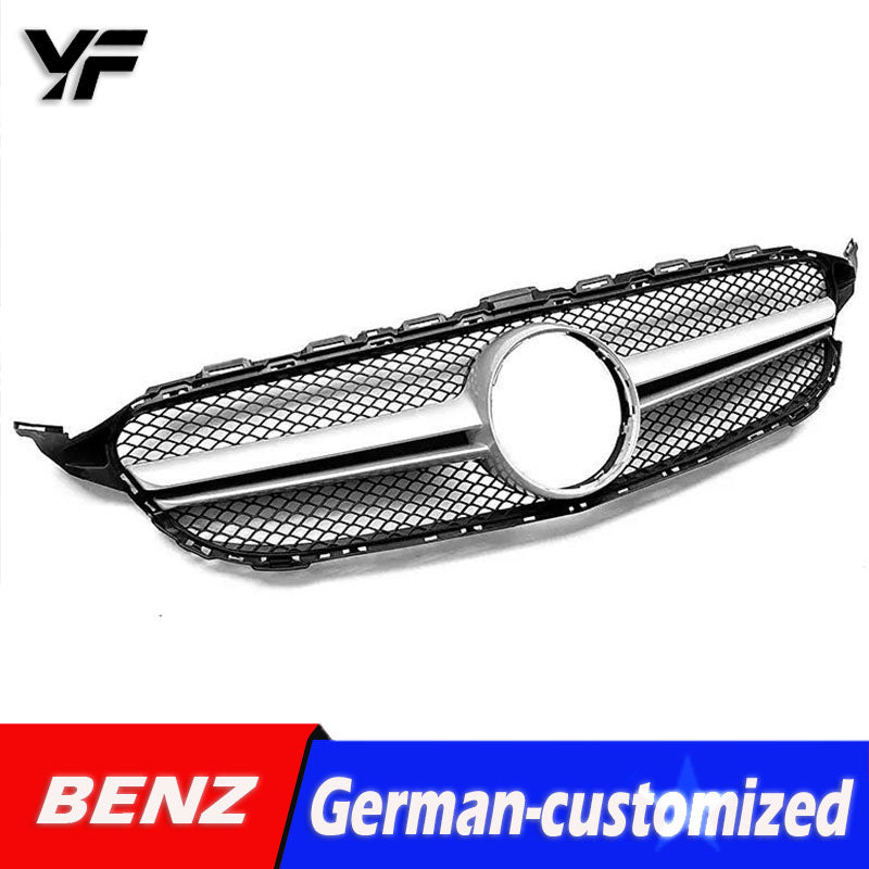Mercedes-Benz C-Class W205 C180 C200 C300 2015-2018 Diamond GT AMG Front Grille