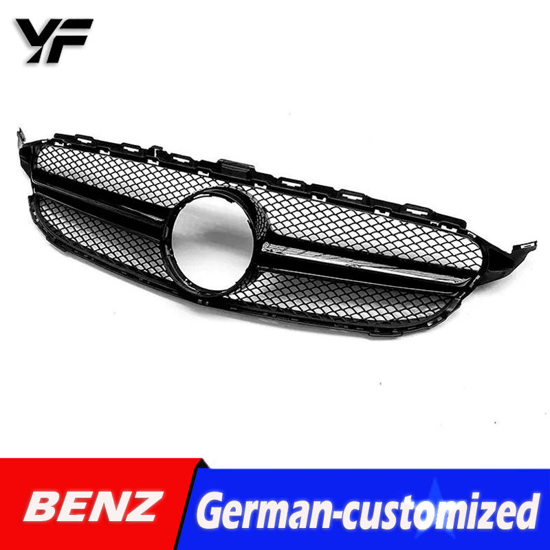 Mercedes-Benz C-Class W205 C180 C200 C300 2015-2018 Diamond GT AMG Front Grille