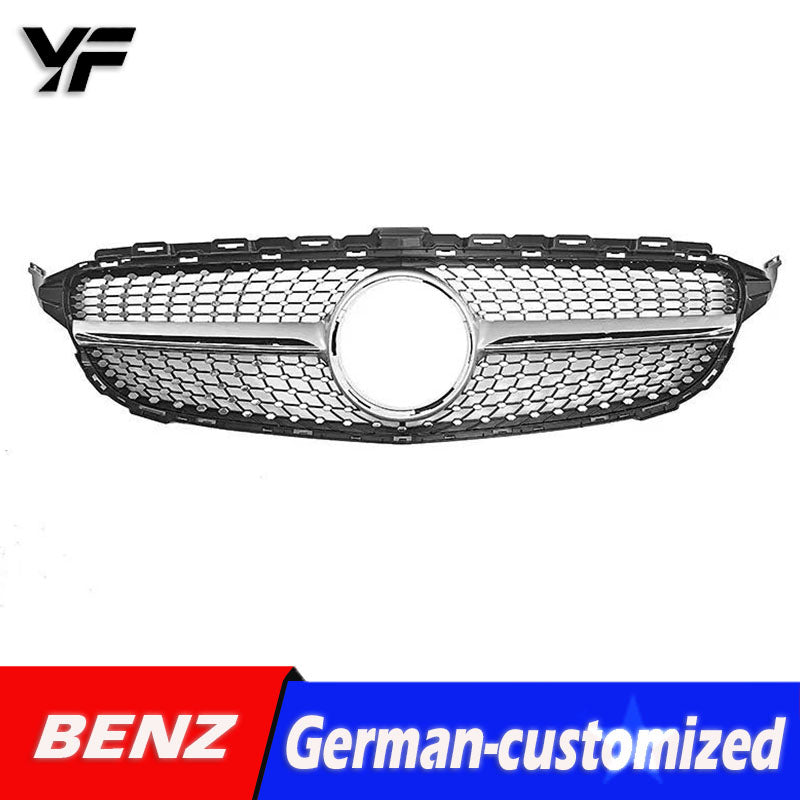 Mercedes-Benz C-Class W205 C180 C200 C300 2015-2018 Diamond GT AMG Front Grille