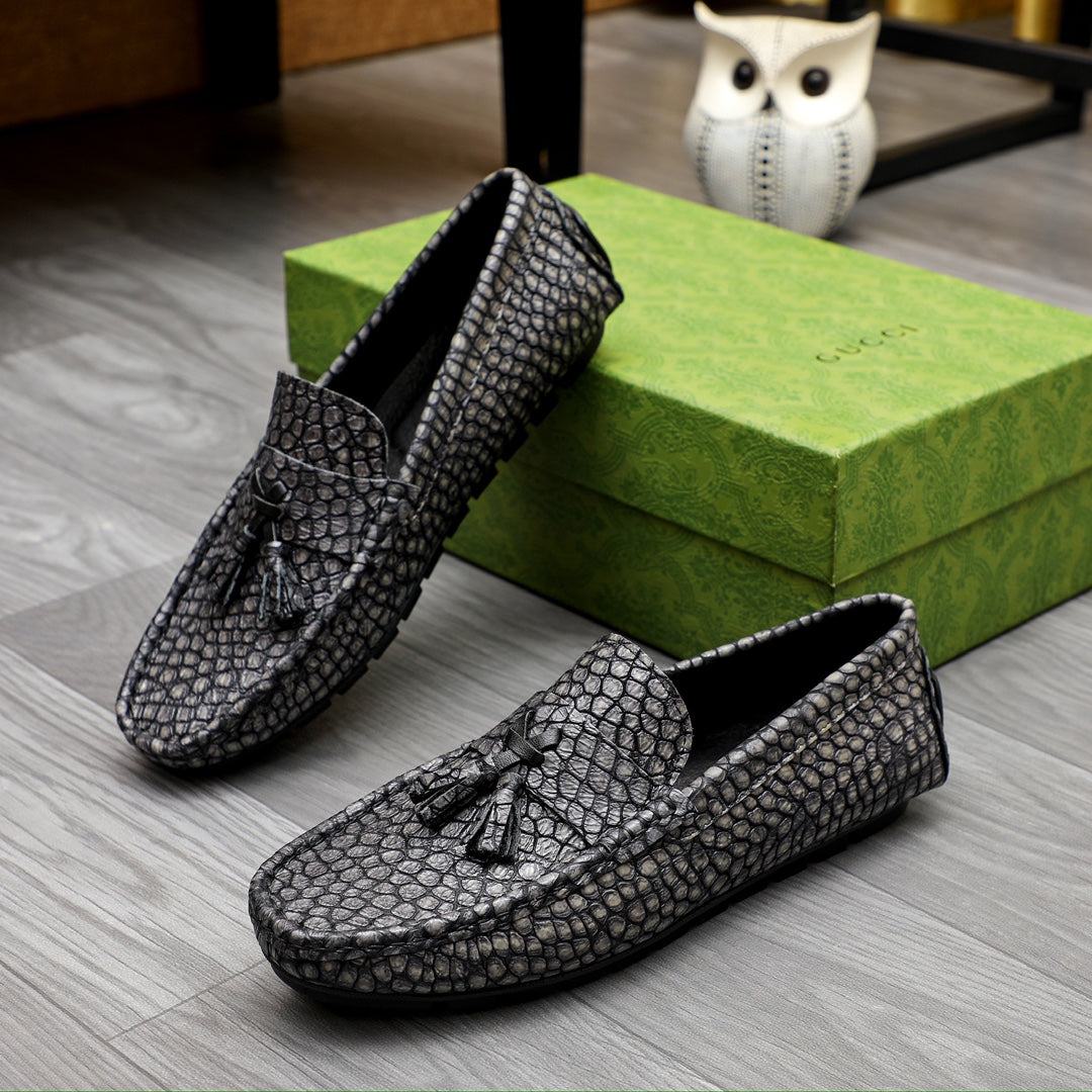 Gucci  imported cowhide leather, simple leather lining, rubber outsole, top-notch handmade, fine workmanship