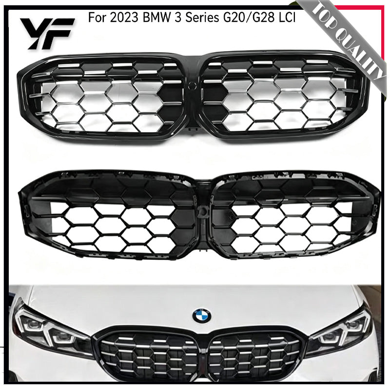Applicable to BMW 3 Series grille modification for 2013-2024 black 3 Series G20/28325i "Starry Night" grille