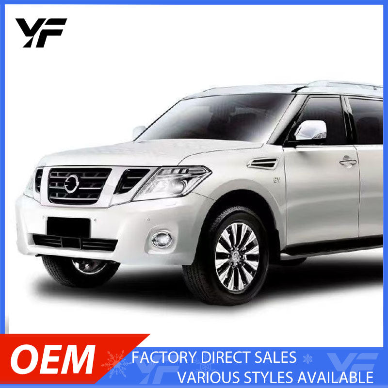 Applicable to the front grille and bumper of 2012-2019 Nissan Patrol Y62 models.