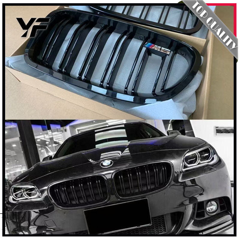 Applicable to BMW 5 Series modified grille, Black Warrior grille, 5 Series 2011-2017 grille, 520Li, 525Li, 535Li