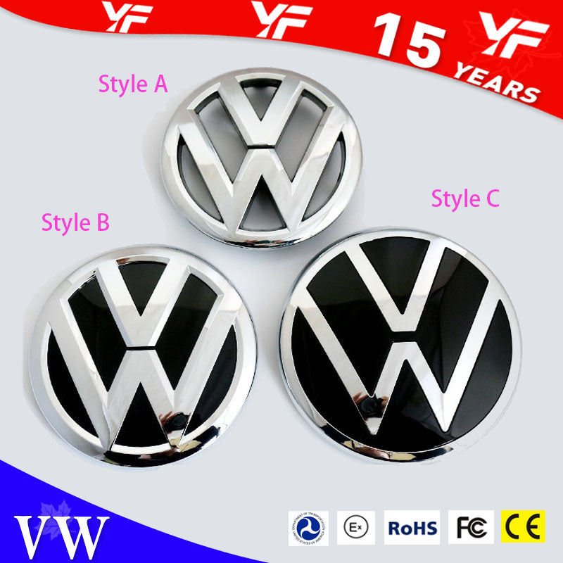 Car Emblems for Volkswagen Modification, Ceramic Emblems, ACC Modified Car Badges