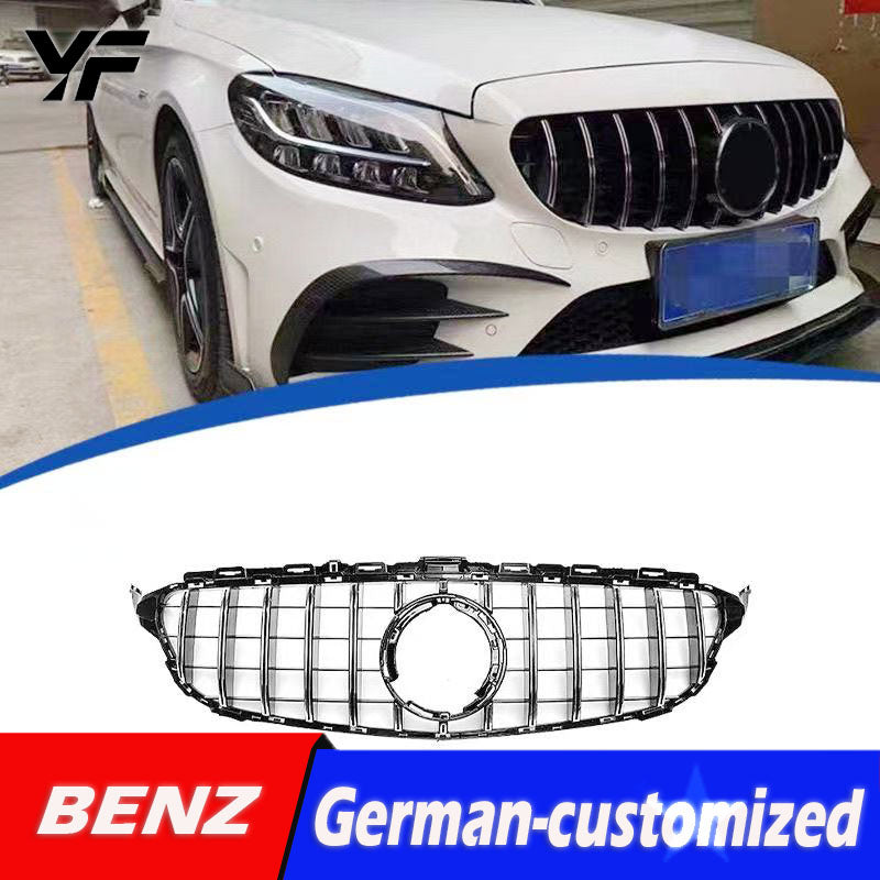 Mercedes-Benz C-Class W205 C180 C200 C260 2019-2021 GT Diamond Style Front Grille Modification