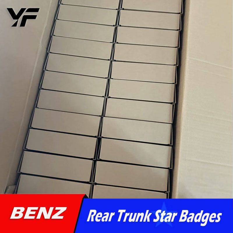 Suitable for Mercedes-Benz new A-Class, C-Class, E-Class, S-Class, C200, E300L, GLC260L rear trunk emblem/badge.