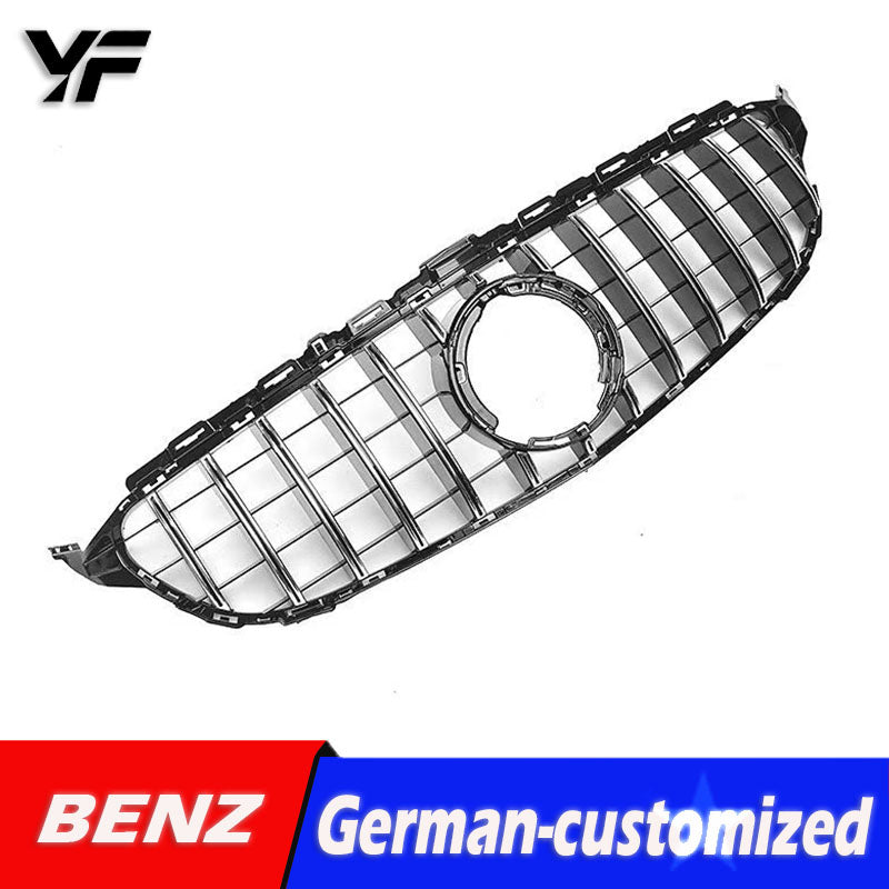 Mercedes-Benz C-Class W205 C180 C200 C260 2019-2021 GT Diamond Style Front Grille Modification