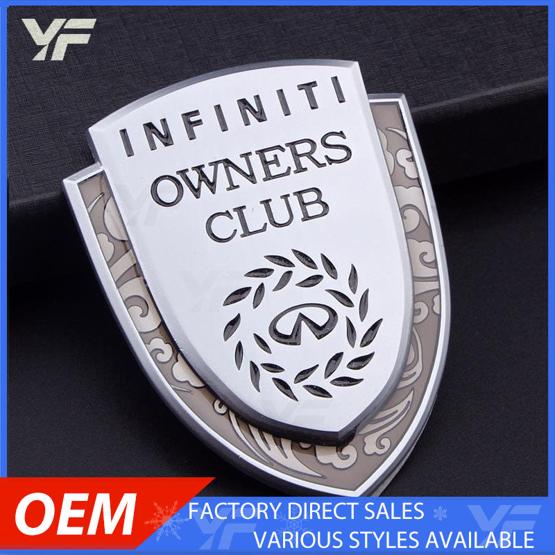 For Infiniti Q50L QX50 Q70 ESQ QX30 – Metal Body Side Emblem Window & Trunk Sticker Refit