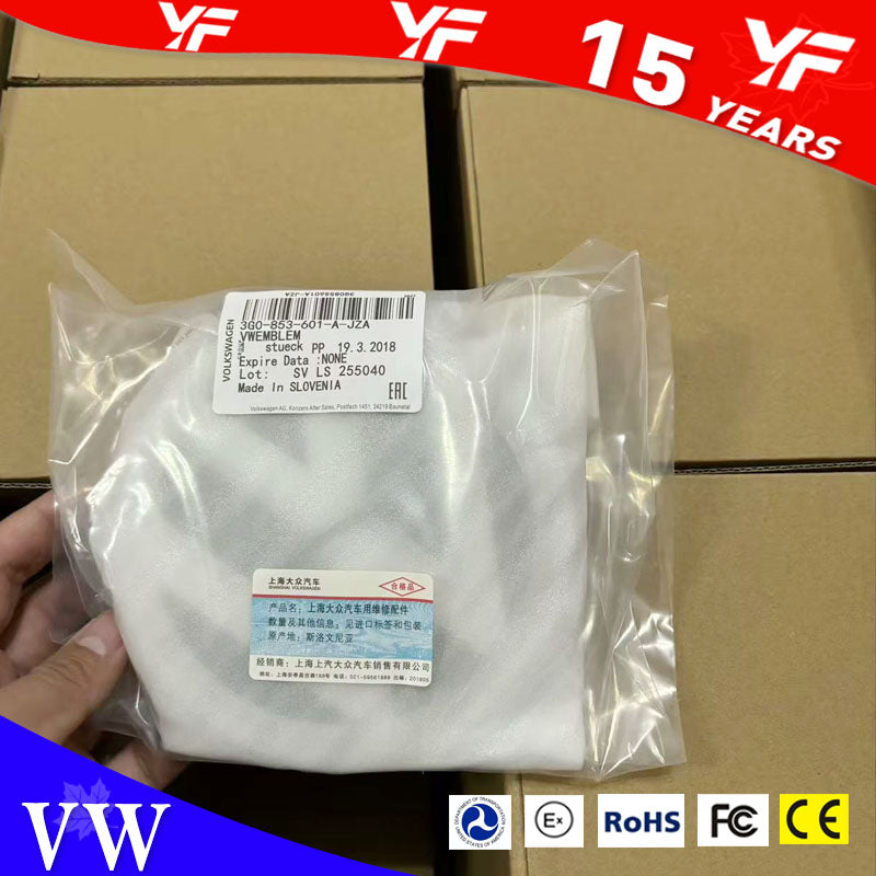 Ceramic Emblems for VW ACC compatible modification Easy installation, great look Ideal for Volkswagen owners!