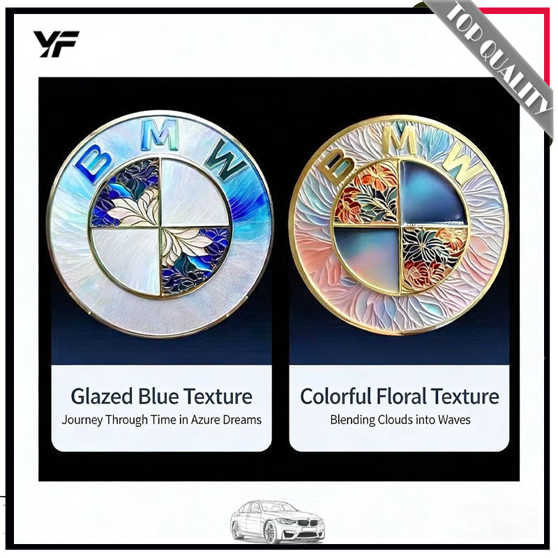 BMW Enamel Emblems for 1/3/4/5/6 Series & X1-X6 | Aviation-Grade Metal