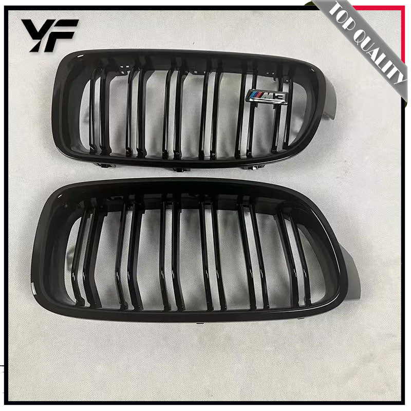 2013-2019 BMW 3 Series F30/F35 with dual-bar gloss black grille (320Li, 330Li, 325Li)