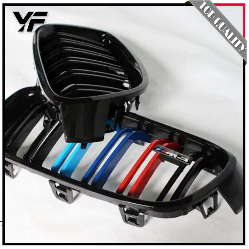 2013-2019 BMW 3 Series F30/F35 with dual-bar gloss black grille (320Li, 330Li, 325Li)