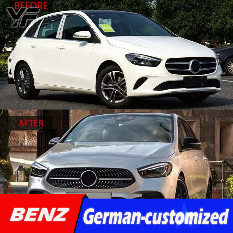Mercedes-Benz B-Class W247 B180 B200 2020-2023 Modified Diamond Style Front Grille