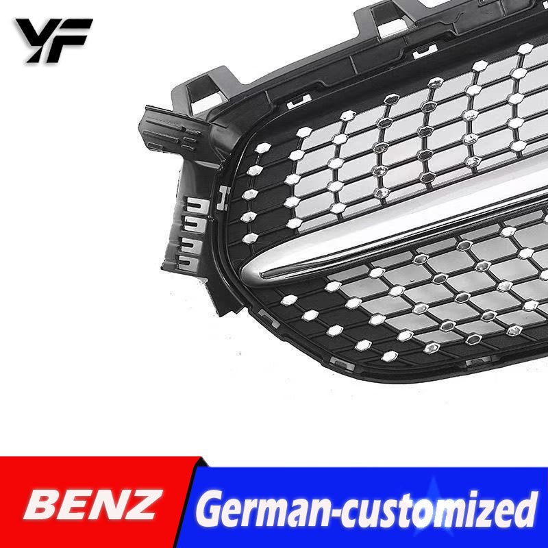 Mercedes-Benz B-Class W247 B180 B200 2020-2023 Modified Diamond Style Front Grille