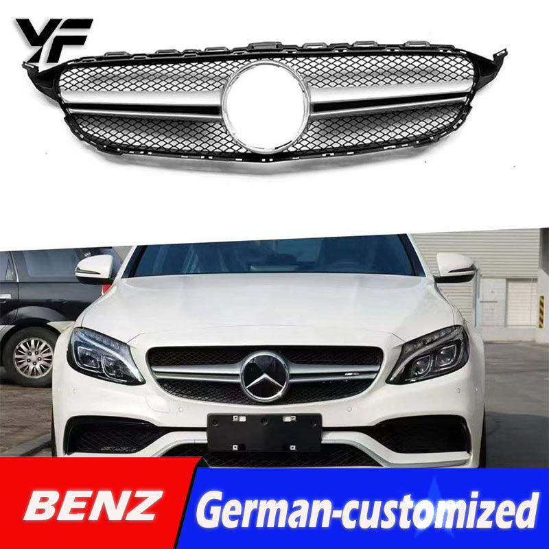 Mercedes-Benz C-Class W205 C180 C200 C300 2015-2018 Diamond Grille / GT Grille / AMG Front Grille