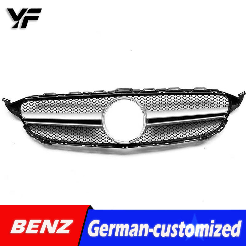 Mercedes-Benz C-Class W205 C180 C200 C300 2015-2018 Diamond Grille / GT Grille / AMG Front Grille