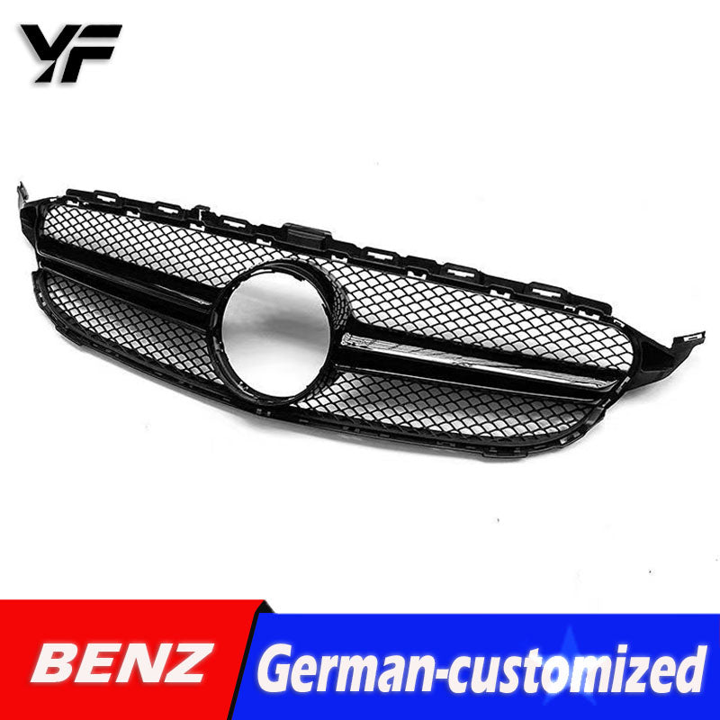 Mercedes-Benz C-Class W205 C180 C200 C300 2015-2018 Diamond Grille / GT Grille / AMG Front Grille