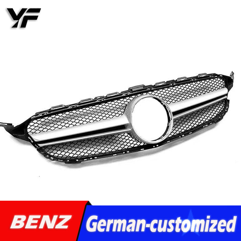 Mercedes-Benz C-Class W205 C180 C200 C300 2015-2018 Diamond Grille / GT Grille / AMG Front Grille
