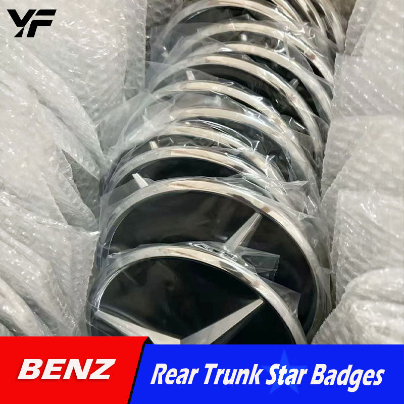 Mercedes-Benz GLA CLA C GLC GLE GLS W213 E-Class 205 Modified 3D Mirror Finish Grille Emblem/Logo