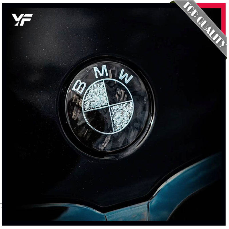 BMW Custom Rear Emblem | High-Quality Enamel Custom MI Logo, Stylish & Elegant