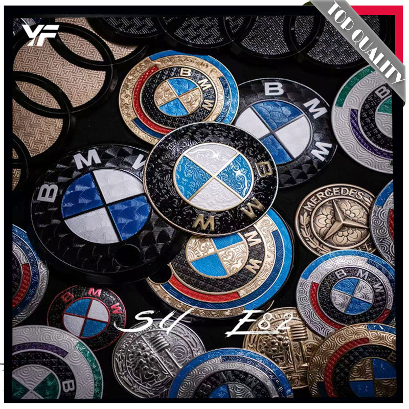 BMW Custom Rear Emblem | High-Quality Enamel Custom MI Logo, Stylish & Elegant