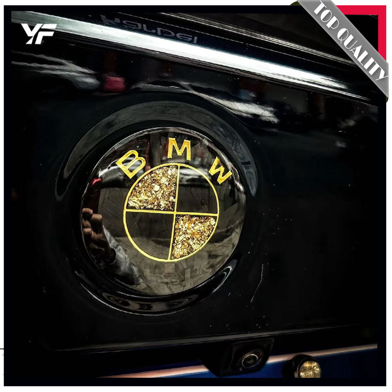 BMW Custom Rear Emblem | High-Quality Enamel Custom MI Logo, Stylish & Elegant