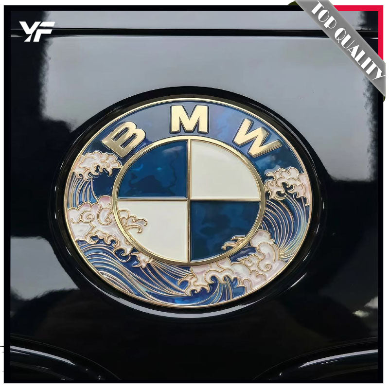 Aviation-Grade Metal Enamel Craft BMW Emblems Fits BMW 1 Series, 3 Series, 4 Series, 5 Series, 6 Series, X1, X2, X3, X4, X5, X6 Models