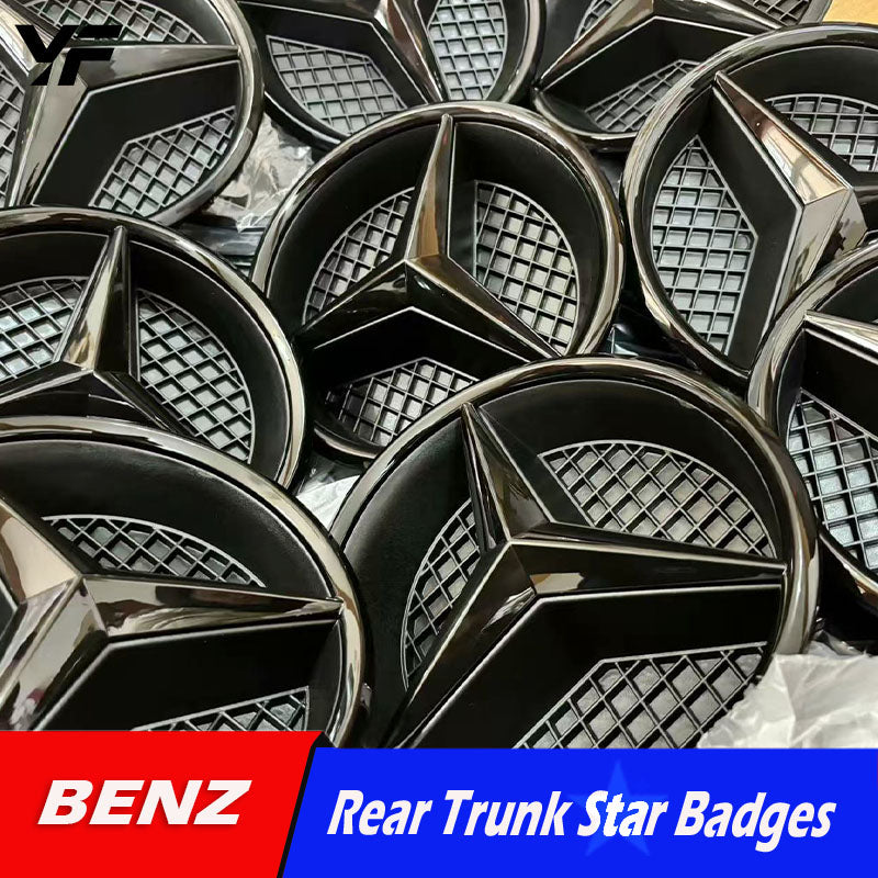 Suitable for Mercedes-Benz C, A, B, E, CLA, GLA, CLS, GLK, SLK, Vito, and V-Class models, for modifying the original front grille emblem.