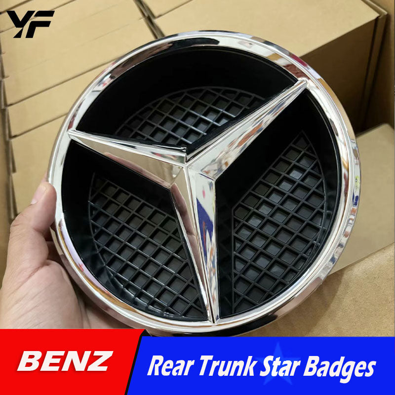 Suitable for Mercedes-Benz C, A, B, E, CLA, GLA, CLS, GLK, SLK, Vito, and V-Class models, for modifying the original front grille emblem.