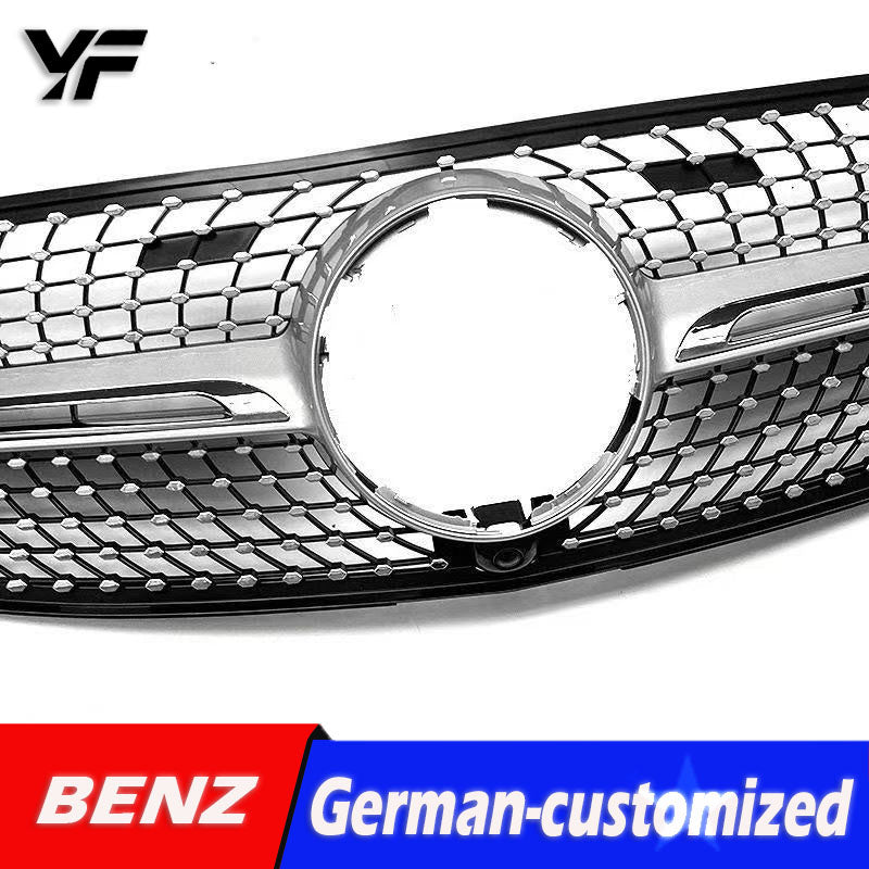Mercedes-Benz GLE-Class W166 GLE350 GLE450 2016-2019 GT Diamond Style Front Grille Upgrade