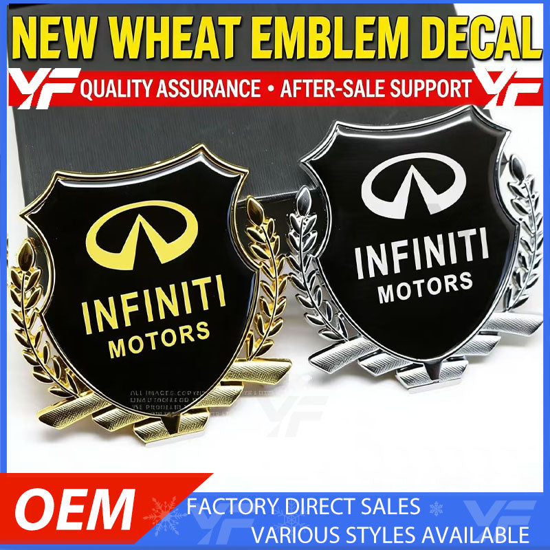 For Infiniti G/M Series, Q50L Q60 Q70 QX60 QX70 ESQ EX FX – Car Refit Decorative Emblem Stickers