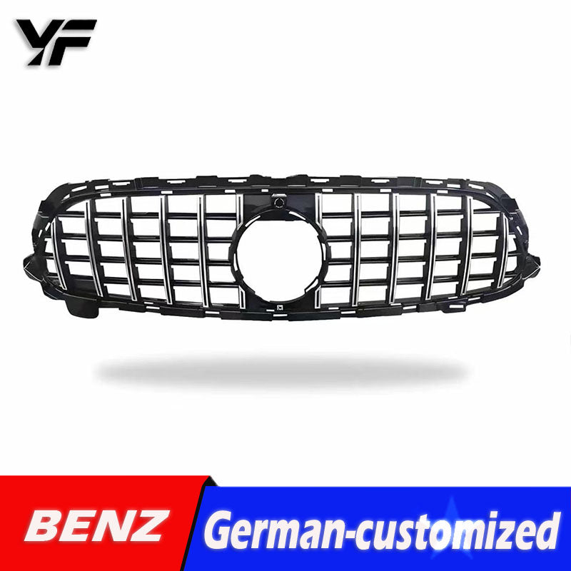 Mercedes-Benz New E-Class W213 GT Grille, E260 E300L AMG Style Vertical Bar Grille, Radiator Grill