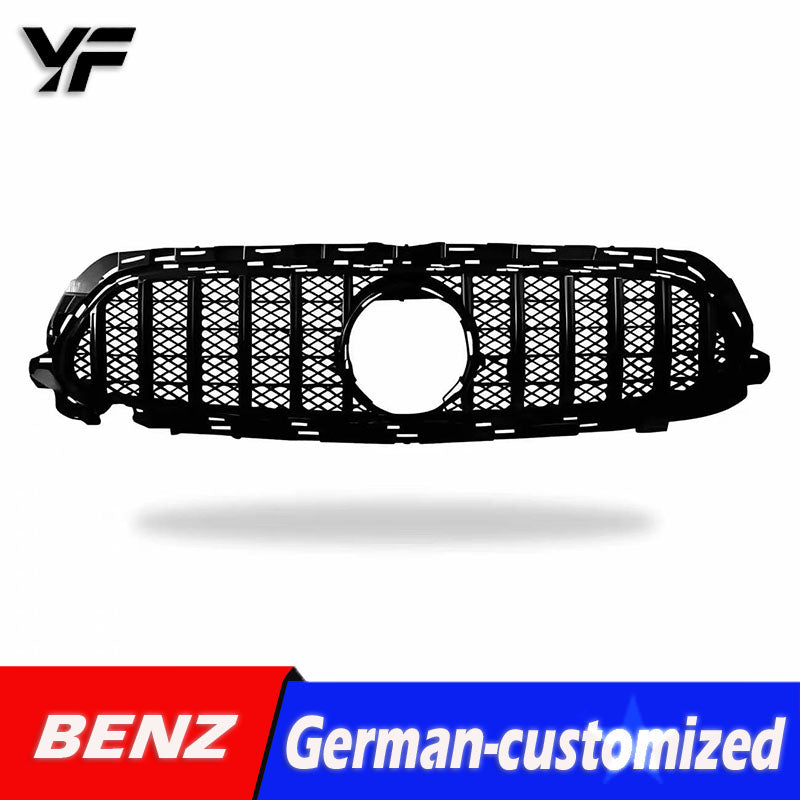 Mercedes-Benz New E-Class W213 GT Grille, E260 E300L AMG Style Vertical Bar Grille, Radiator Grill