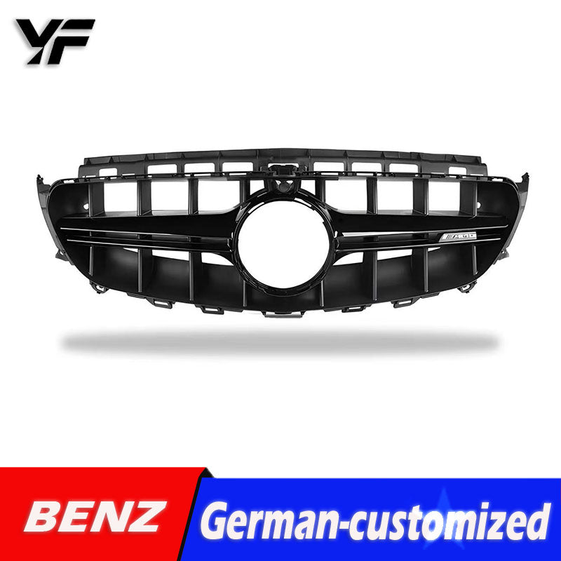 Mercedes-Benz New E-Class W213 GT Grille, E260 E300L AMG Style Vertical Bar Grille, Radiator Grill