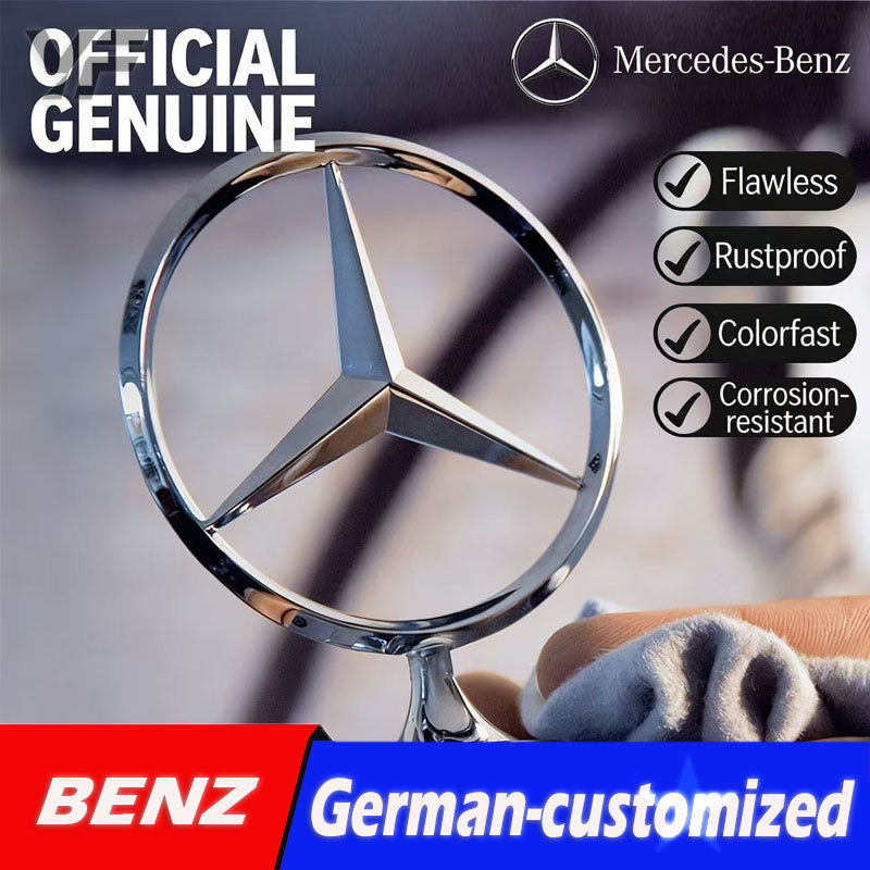 Suitable for Mercedes-Benz E-Class E300L (modified to C-Class C200L) and S-Class S350; front hood emblem/logo.