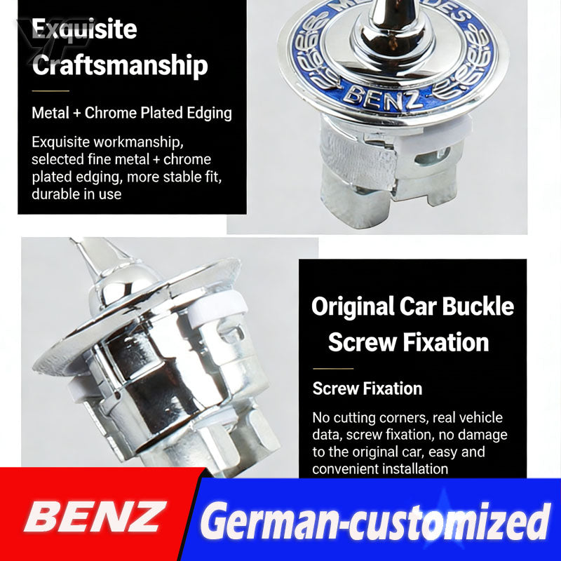 Suitable for Mercedes-Benz E-Class E300L (modified to C-Class C200L) and S-Class S350; front hood emblem/logo.