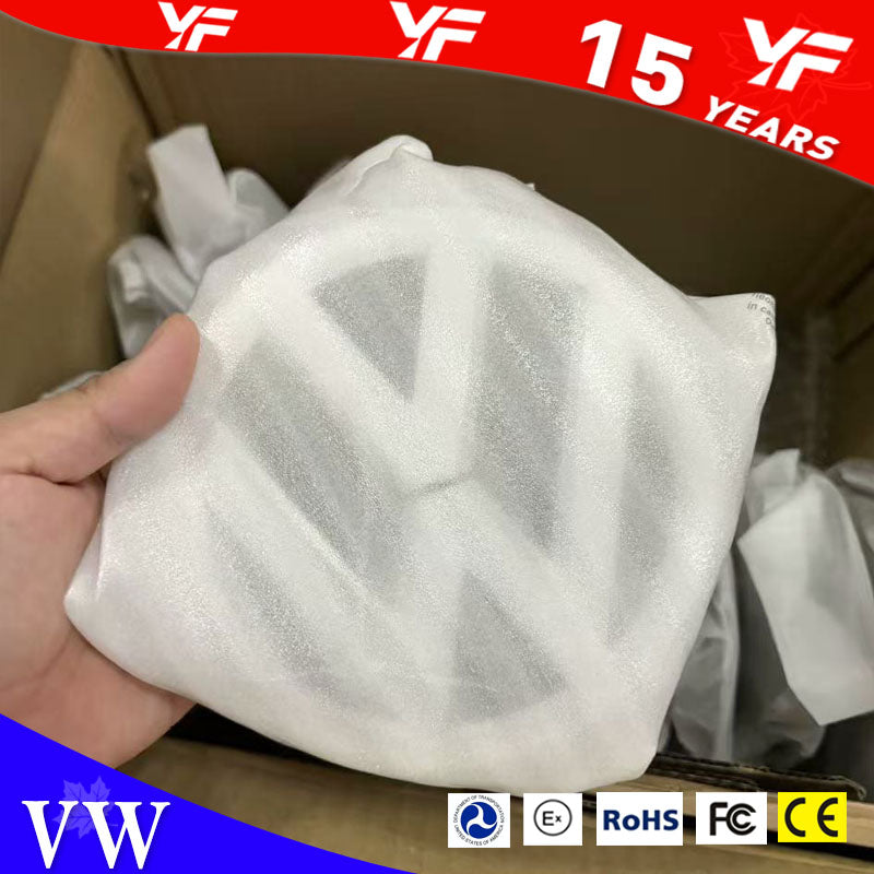 Ceramic Emblems for VW ACC compatible modification Easy installation, great look Ideal for Volkswagen owners!