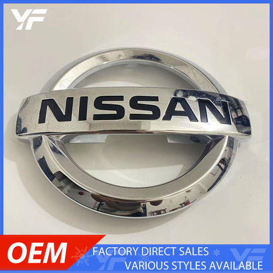 2019 Nissan Qashqai Full Badge Kit, Original Style Front Grille & Tailgate Emblems, Personalized Refit Nissan Logo