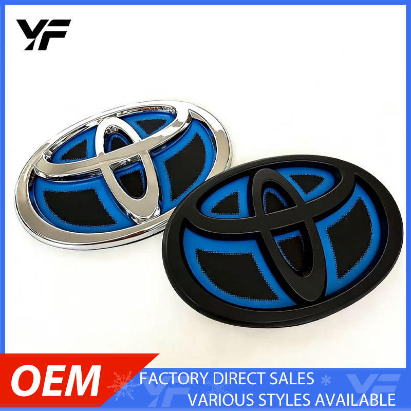 Toyota Crystal Emblem for Land Cruiser, Prado, Highlander, Reiz, RAV4, Modified Front Grille Logo