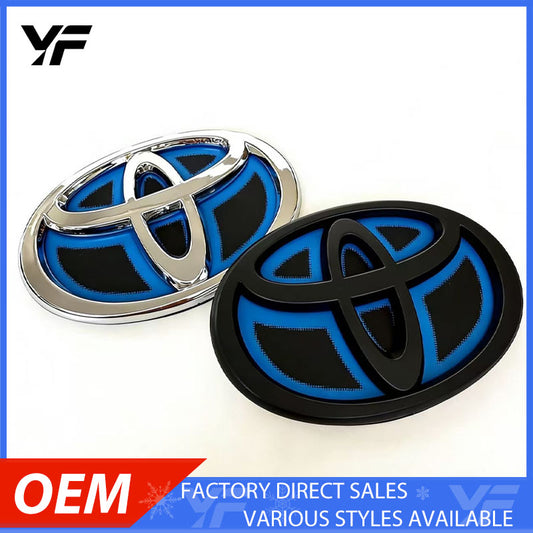 Toyota Crystal Emblem for Land Cruiser, Prado, Highlander, Reiz, RAV4, Modified Front Grille Logo
